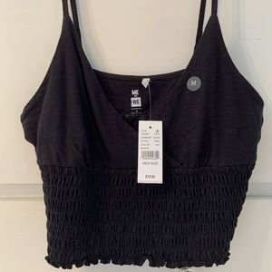 Pacsun Black Crop Top